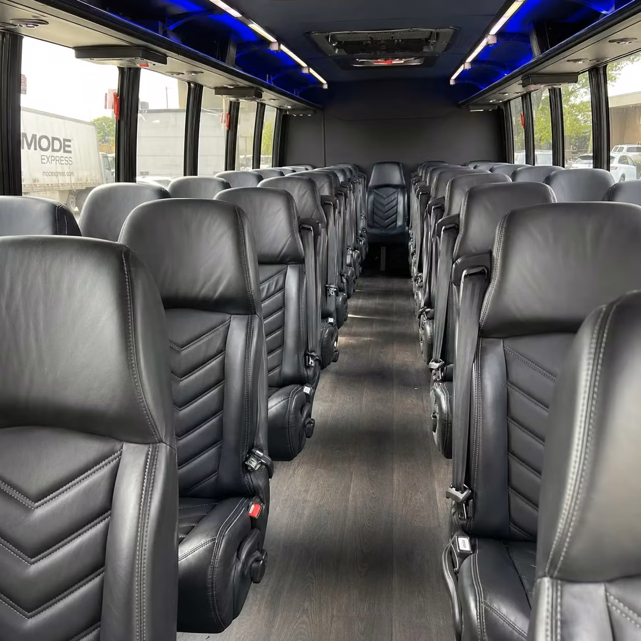 25 passenger minibus inside