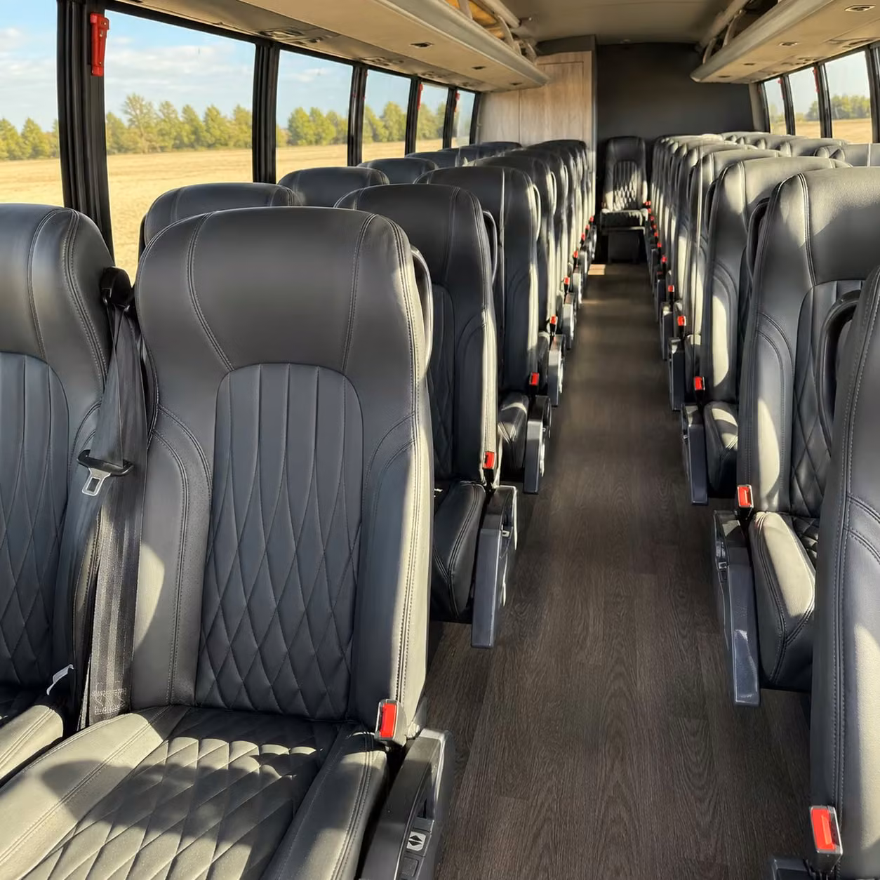 28 passenger minibus inside