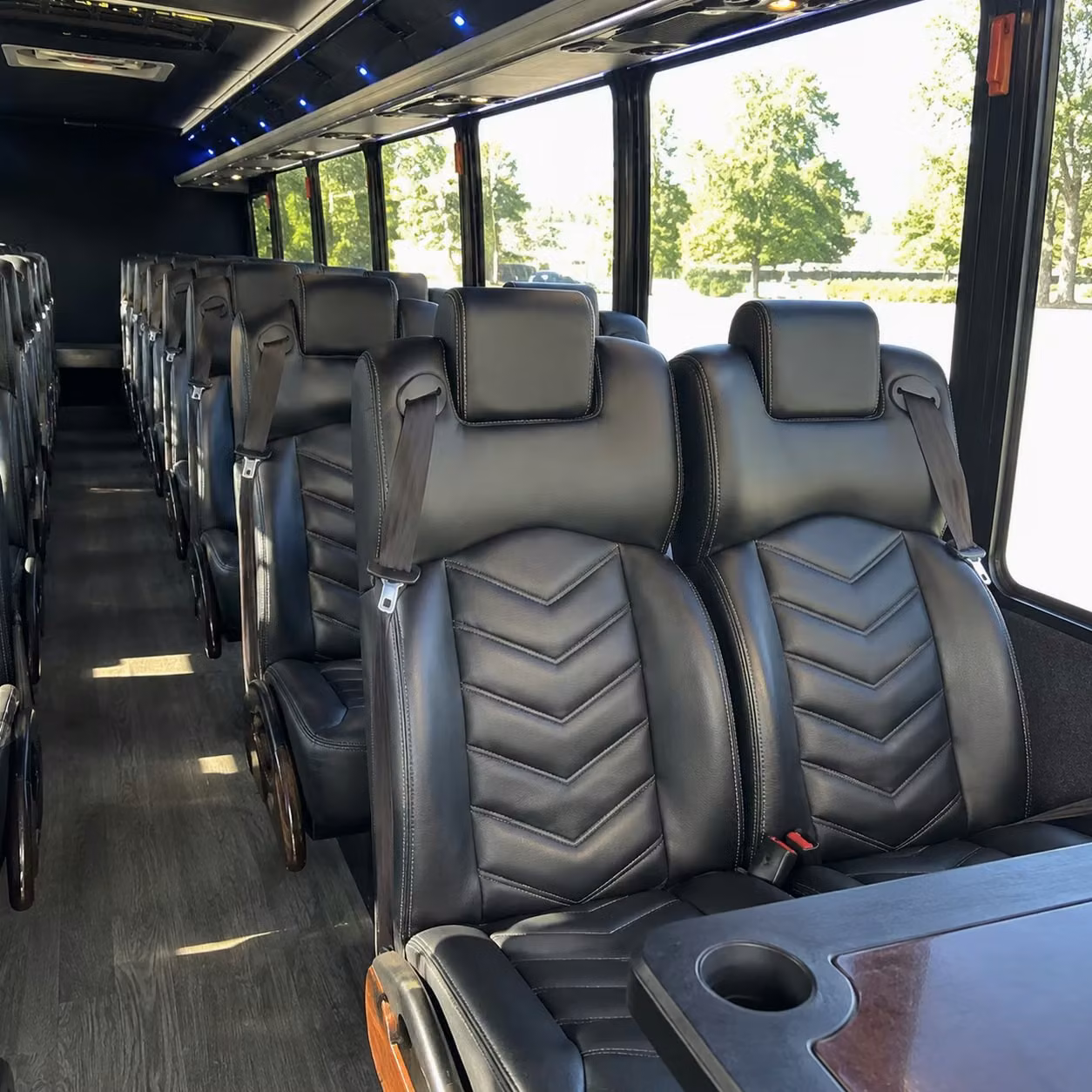 30 passenger minibus interior