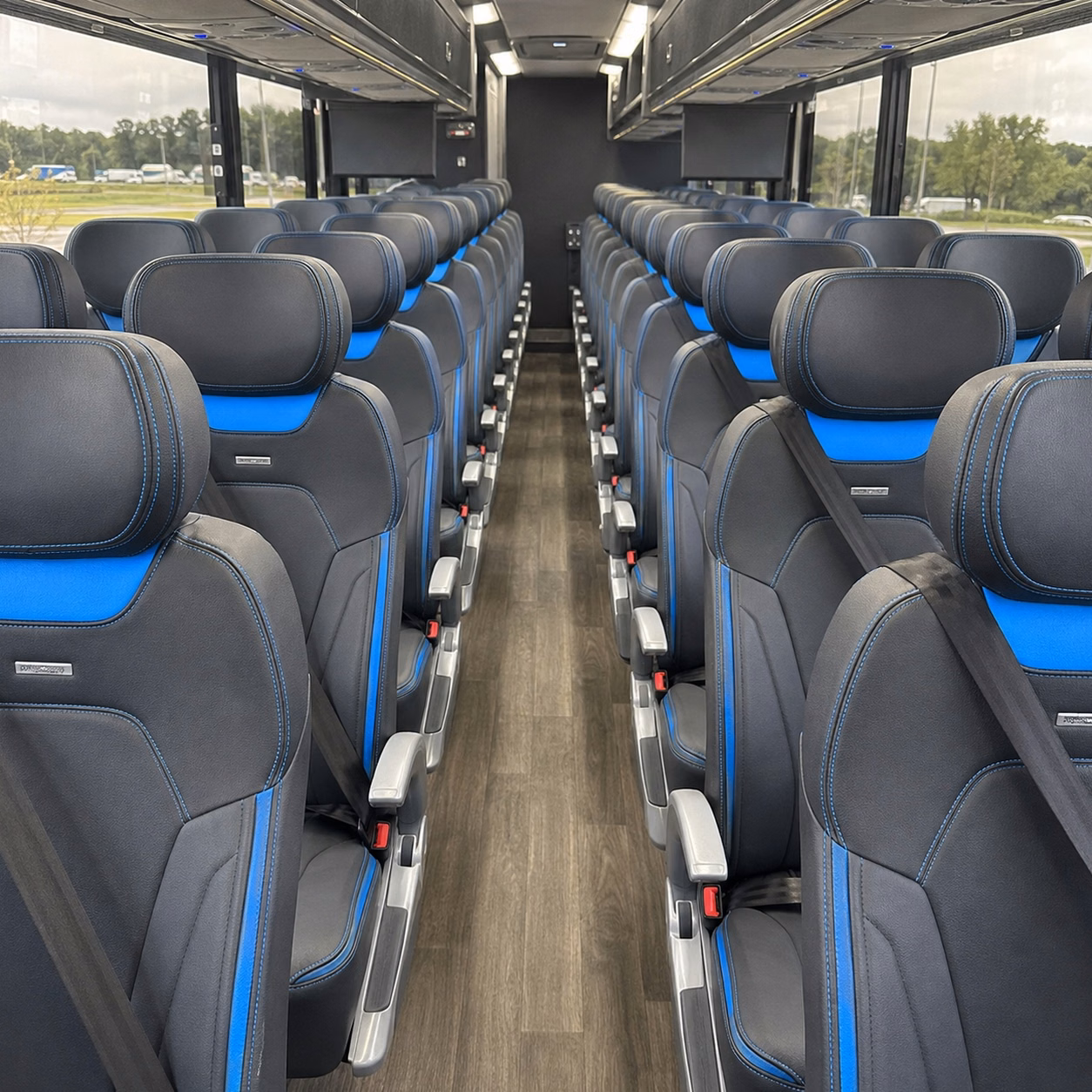 peabody charter bus interior