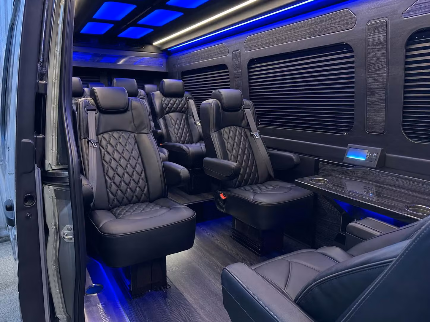 sprinter van transportation for groups and events across peabody
