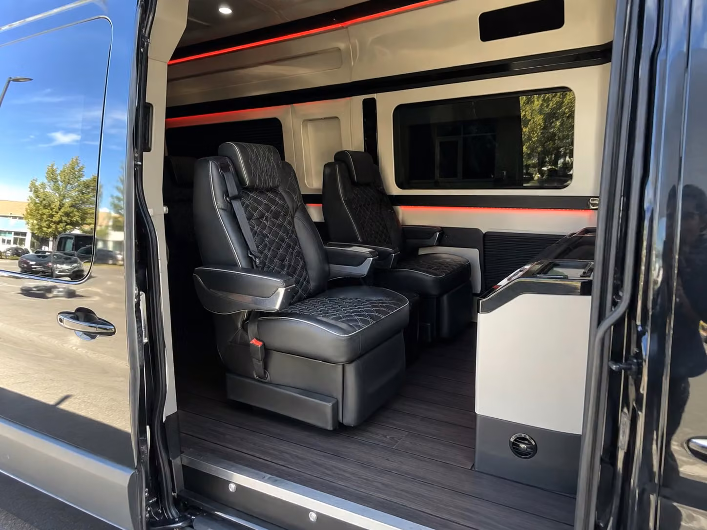 sprinter van with driver interior